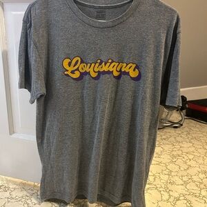 Sweet Baton Rouge Louisiana Gray T-Shirt